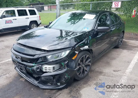 2020 Honda Civic Sport из США, поврежденный, VIN 2HGFC2F8XLH546512